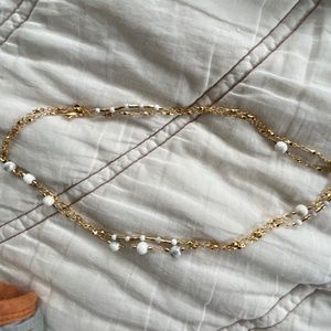 Gorjana layering necklace- like new